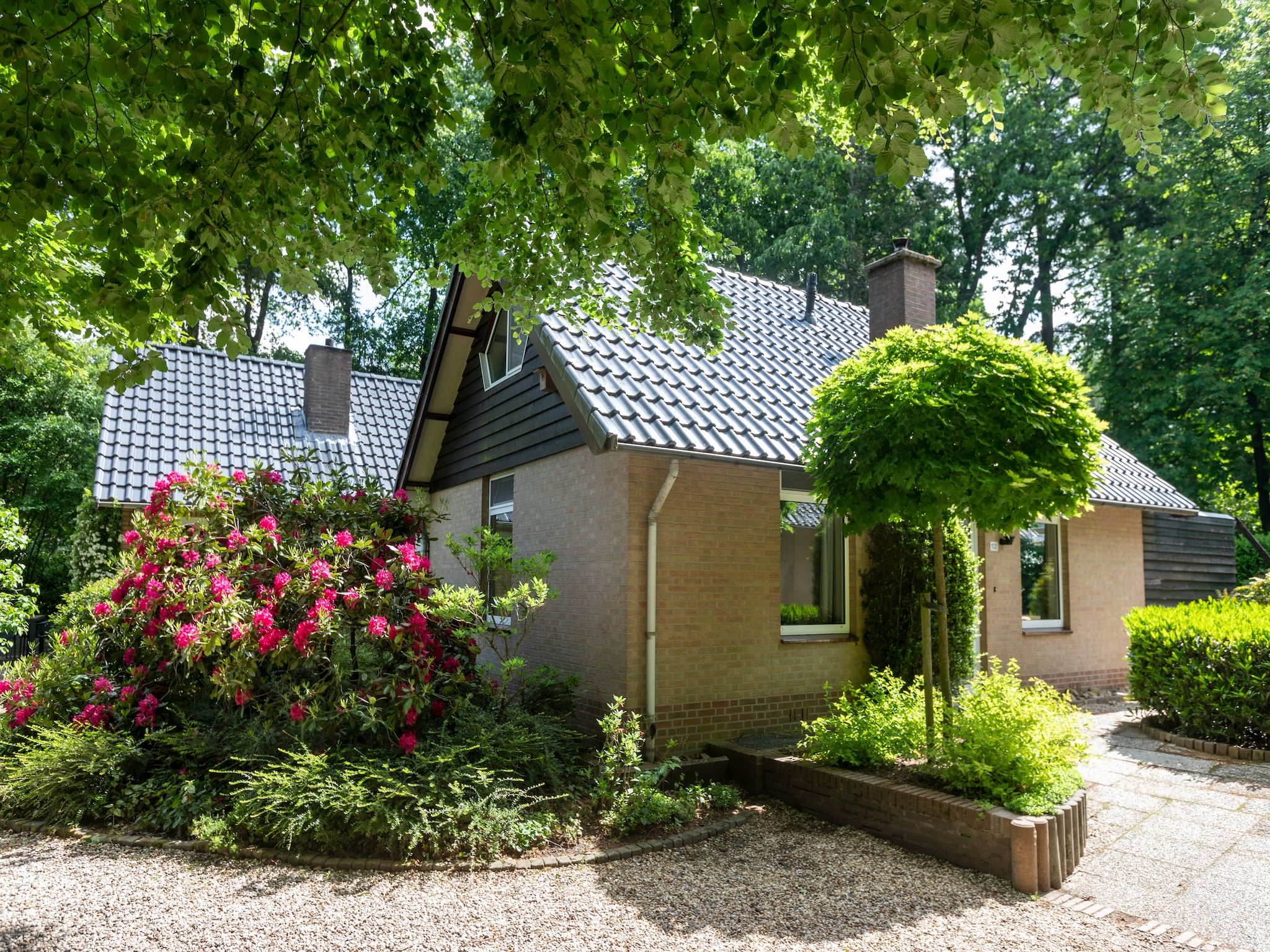 De buitenkant van Vakantie bij Meeussen - Schuttersoord 3 in Mook