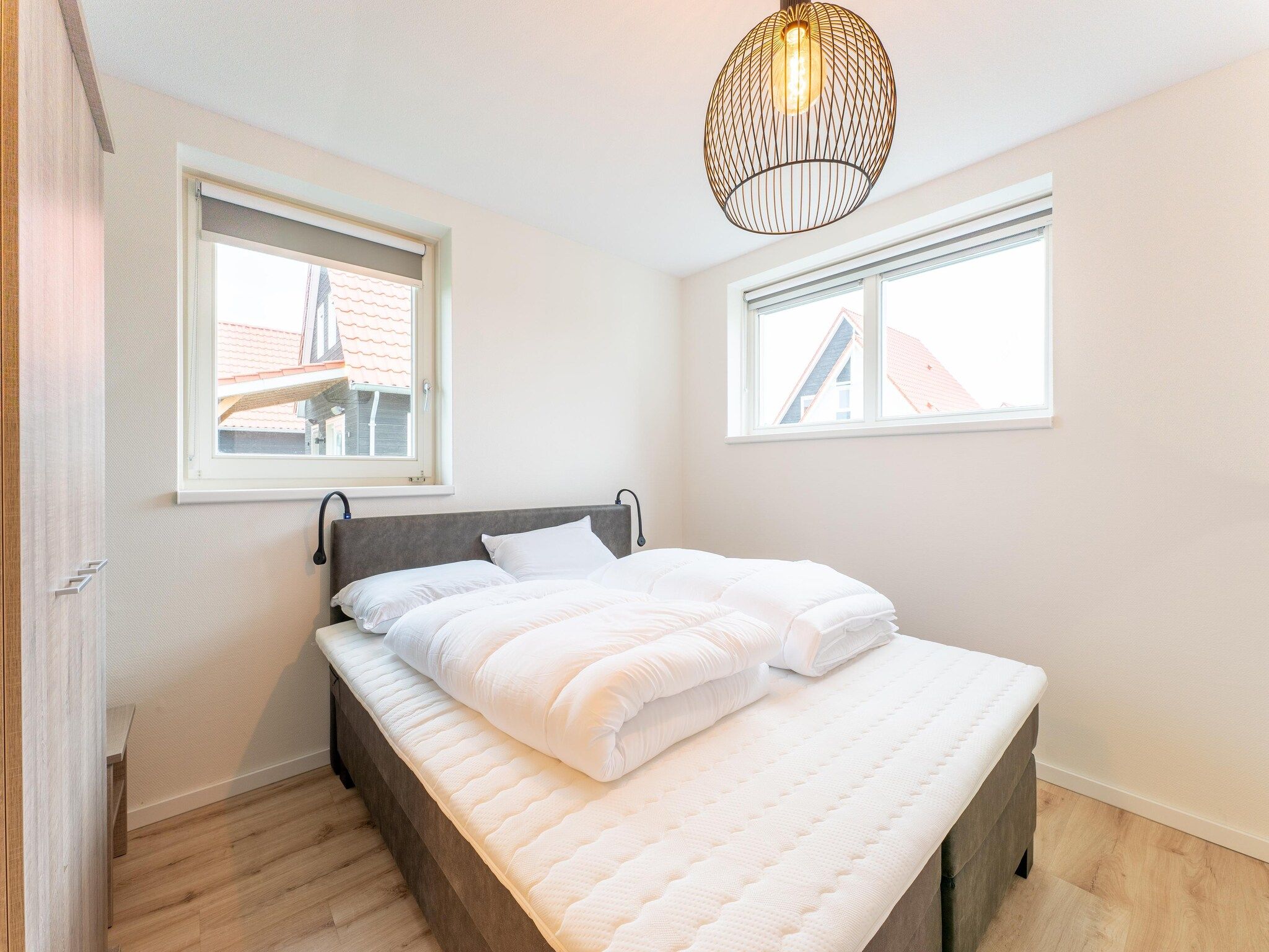 Een slaapkamer van De Albatros Huis Nr 49 in Scherpenisse
