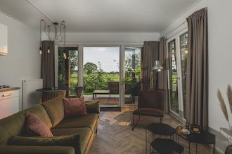 Wellness Lodge met sauna en prachtig uitzicht in Zuna