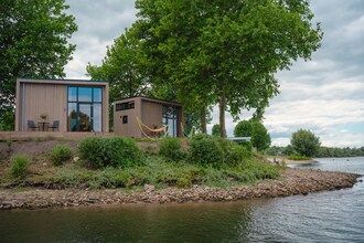 Tiny House aan Nederlands Water in Maurik