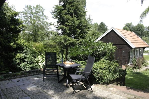 Tuin - Chalet in Nederland met Privétuin in Ootmarsum (5)