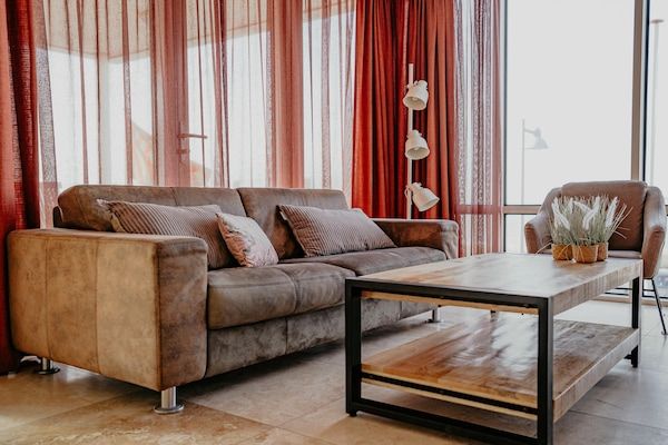 Woonkamer - Appartement aan het Strand met Uitzicht in Egmond aan zee (1)