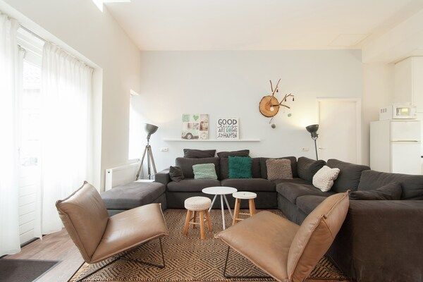 Woonkamer - Vakantiehuis in Bergen bij Noordzeestrand in Bergen aan zee (2)