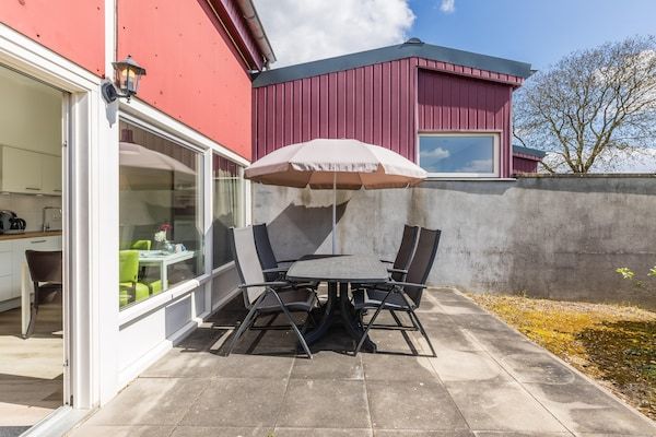Terras - Bungalow nabij Valkenburg in Walem (1)