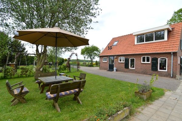 Terras - Vakantiehuis in Holten bij IJsselmeer in Holten (5)