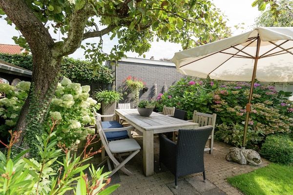 Terras - Appartement in Bergen bij stranden in Bergen (5)