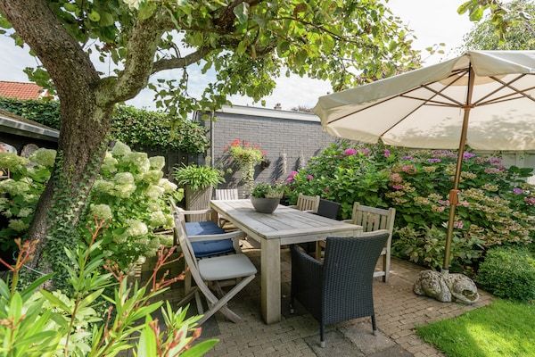 Terras - Appartement in Bergen bij Schoorl Duinen in Bergen (4)