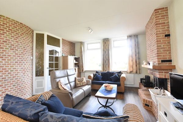 Woonkamer - Vakantiehuis bij Brugge en Cadzand in Eede (2)