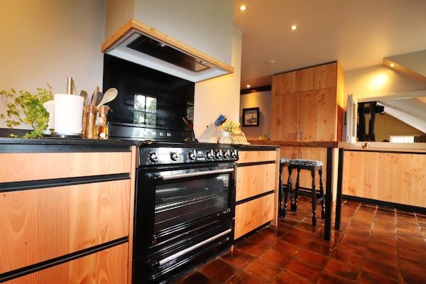Keuken - Villa in Ommen met privévijver in Rheezerveen (5)