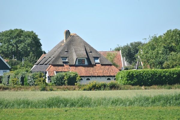 Buitenkant - Boerderij Lodge bij de Dijk Texel in Oost-Texel (1)