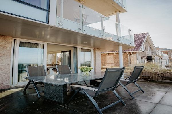 Terras - Appartement in Egmond aan Zee bij Strand in Egmond aan zee (5)