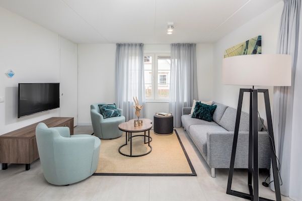 Woonkamer - Villa vlakbij het strand met infraroodsauna in Nieuwvliet-Bad (3)