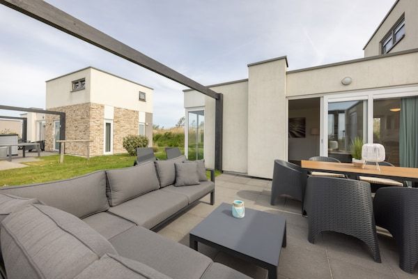 Tuin - Moderne lodge vlakbij het strand in Callantsoog (5)