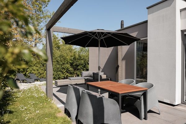 Terras - Lodge in Zeebad vlak bij het strand in Breskens (4)