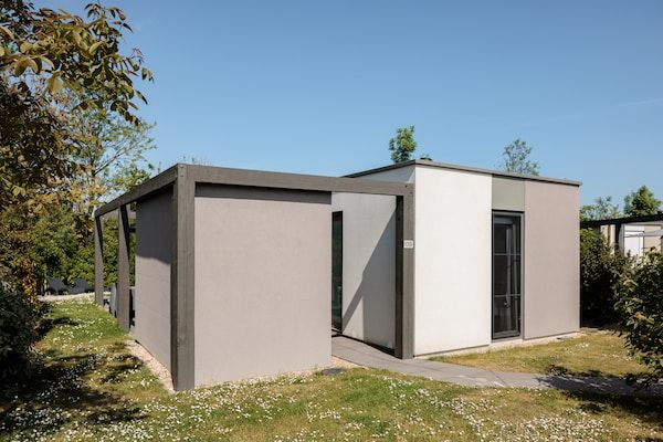 Buitenkant - Lodge in Zeebad vlak bij het strand in Breskens (1)