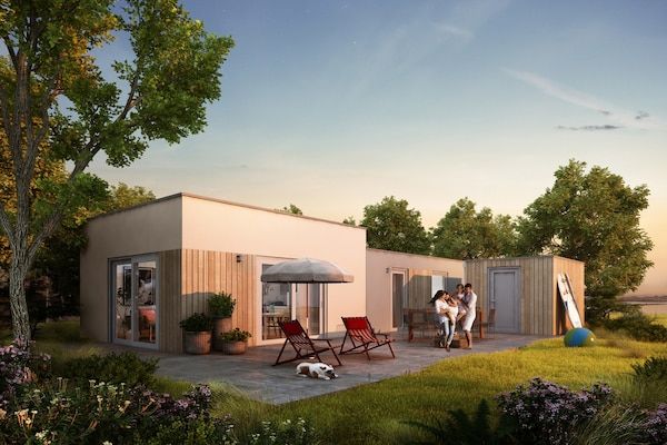 Buitenkant - Gezellig Chalet Vlakbij Breskens Zee in Breskens (1)