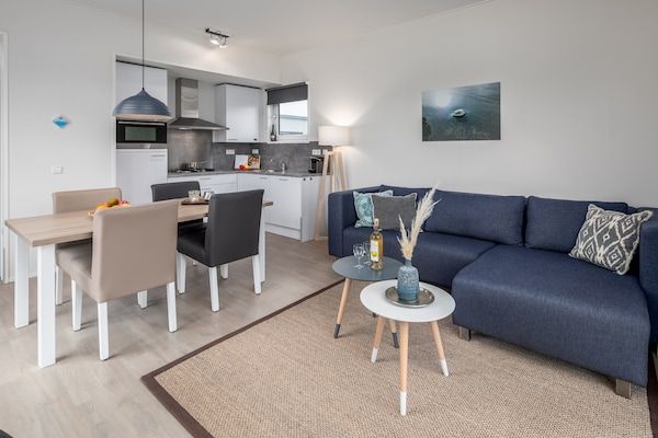 Woonkamer - Gezellig Chalet Vlakbij Breskens Zee in Breskens (2)