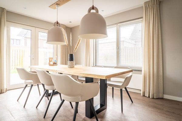 Eetkamer - Bungalow op Texel bij De Slufter in De Cocksdorp (5)