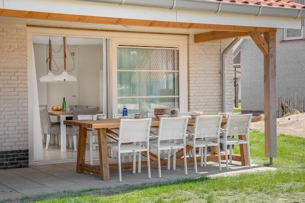 Terras - Appartement in Zeeland bij het Strand in Nieuwvliet-Bad (5)
