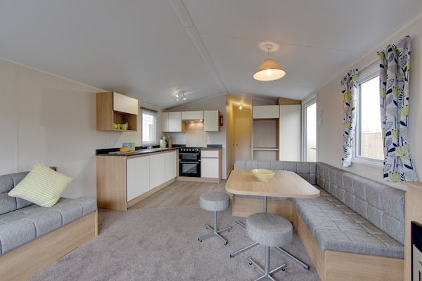 Woonkamer - Sauna Chalet in Borger in Borger (2)