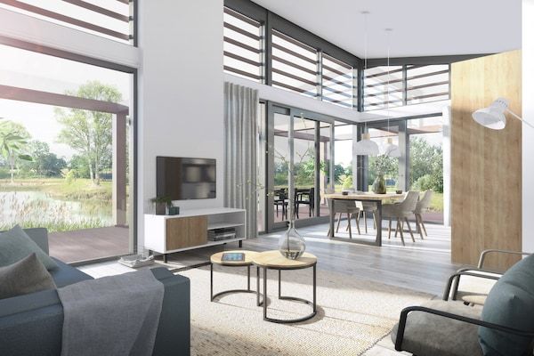 Woonkamer - Zeeland Escape met Tuin in Kamperland (5)