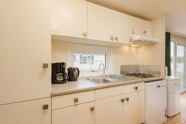 Keuken - Charmant Chalet in Borger in Borger (3)