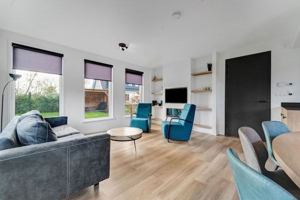 Woonkamer - Vakantiehuis op Texel bij bos en zee in De Koog Texel (2)