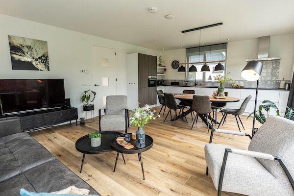 Woonkamer - Vakantiehuis op Texel bij de Zee in De Koog Texel (2)