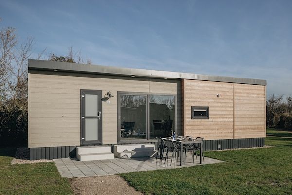 Buitenkant - Chalet bij de kust en zandstranden in Domburg (1)