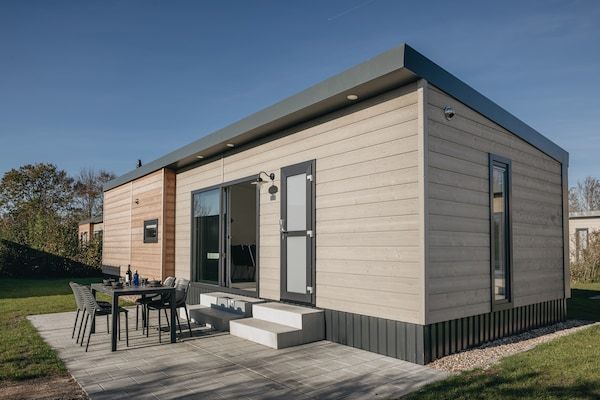 Buitenkant - Chalet in Nederland bij Zandstranden in Domburg (1)