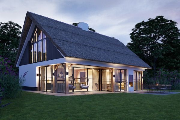 Buitenkant - Elegante Texelse villa met spa in De Cocksdorp Texel (2)