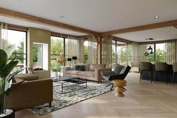 Woonkamer - Luxe Villa op Texel in De Cocksdorp Texel (4)