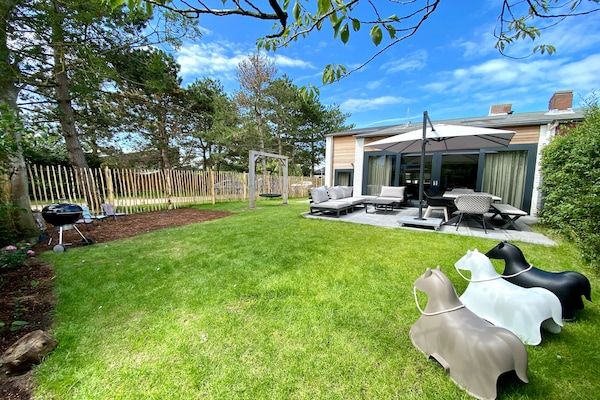 Tuin - Vakantiehuis Nieuwvliet bij Strand in Nieuwvlietbad (5)