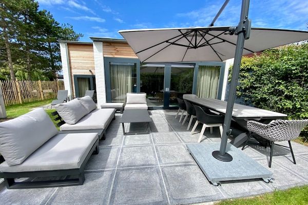 Terras - Vakantiehuis Nieuwvliet bij Strand in Nieuwvlietbad (3)