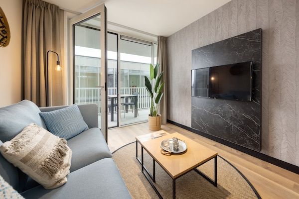 Woonkamer - Appartement in Egmond bij het Strand in Egmond aan zee (4)