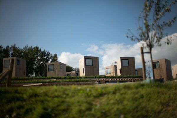 Buitenkant - Bijzondere lodge met geweldig uitzicht in Gulpen in Gulpen (5)