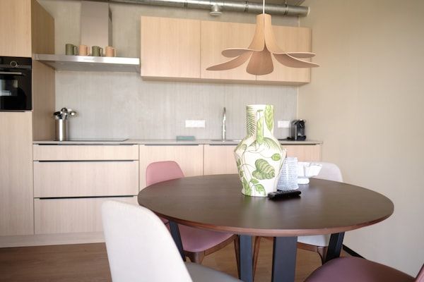 Keuken - Luxe heuvellodge in Gulpen in Gulpen (2)
