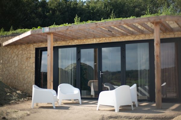 Buitenkant - Luxe heuvellodge in Gulpen in Gulpen (4)