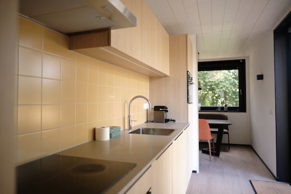 Keuken - Luxe lodge met dakterras in Gulpen in Gulpen (4)