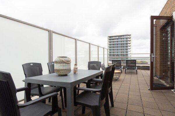 Terras - Appartement in Den Haag bij Scheveningen in Den Haag (5)
