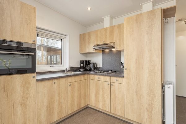 Keuken - Chique Chalet Vlakbij Almelo in Hoge Hexel (3)