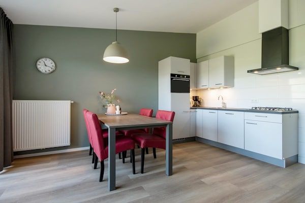 Keuken - Bungalow met sauna nabij Valkenburg in Walem (5)