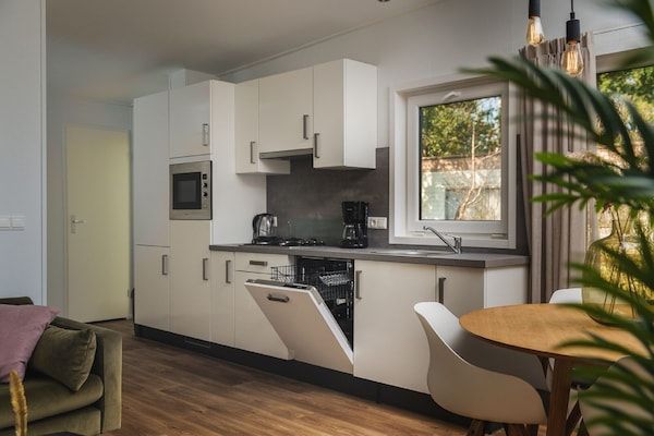 Keuken - Rijssen Cottage nabij paden in Rijssen (3)