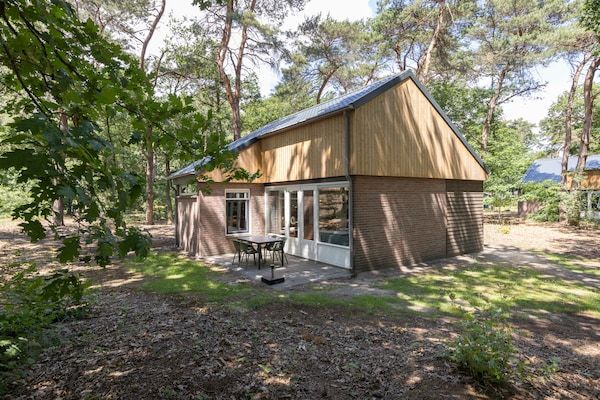 Buitenkant - Bungalow in Park De Peel bij Bos in Vlierden (1)