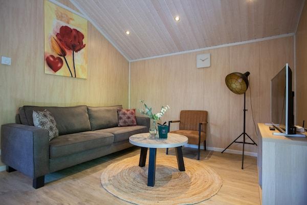 Woonkamer - Lodge in Brabant met overdekt terras in Oirschot (2)
