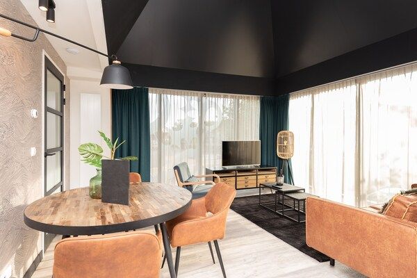 Woonkamer - Studio in Domburg bij Strand en Natuurgebied in Renesse (1)