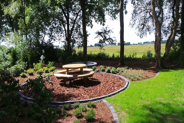 Tuin - Vakantiehuis bij Sallandse Heuvelrug in Lemele (5)