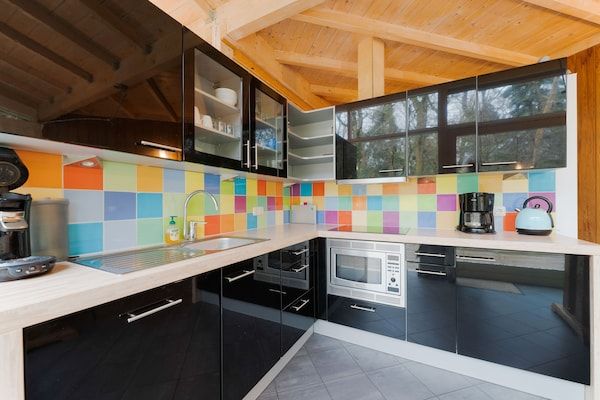 Keuken - Boswoning in Norg met eigen sauna in Norg (2)