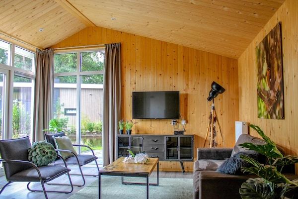 Woonkamer - Chique Chalet in Hoenderloo in Hoenderloo (2)
