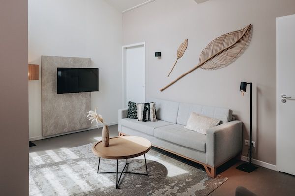 Woonkamer - Huis met privézwembad in Verviers in Breskens (2)